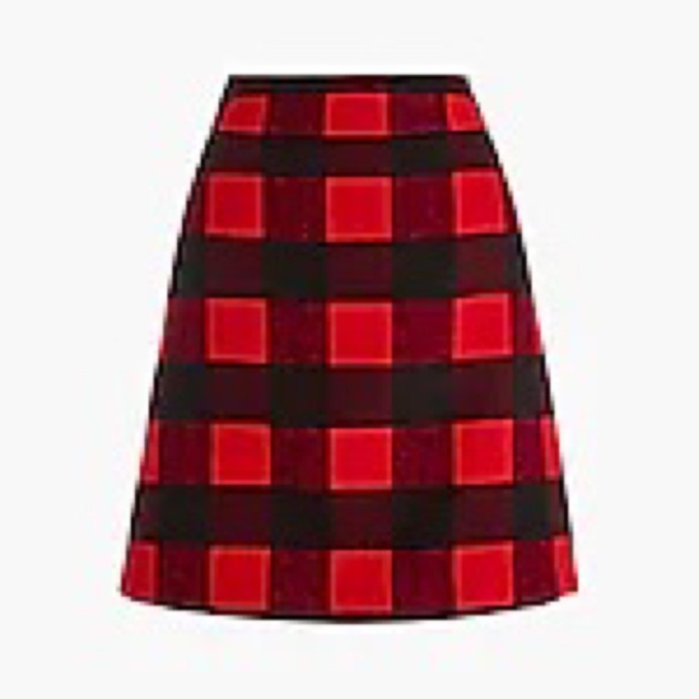 J. Crew WOOL-BLEND A-LINE SKIRT